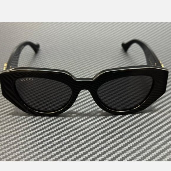 Gucci Double GG Black Womens Sunglasses